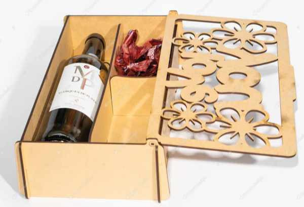 caja para vino_en_mdf corte laser en queretaro