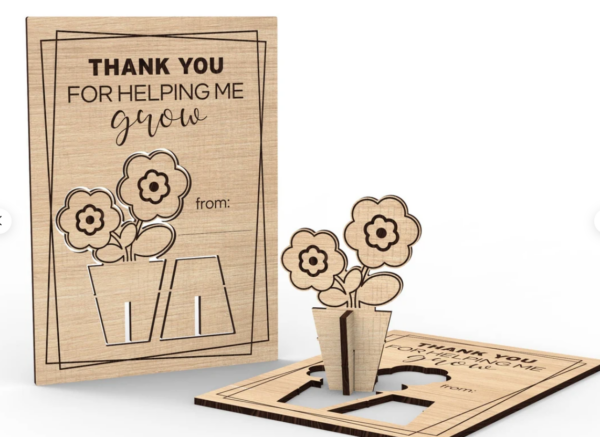 Tarjeta de Agradecimiento o Felicitación Personalizada