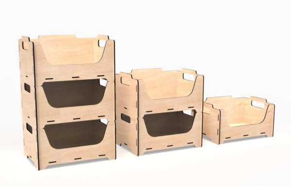 Cajas de Almacenamiento Apilables